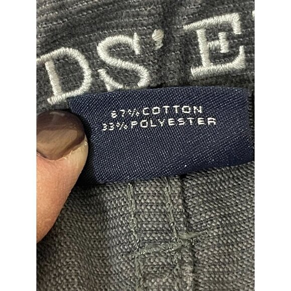 Lands End Mens Traditional Fit Corduroy Pant Gray Size 40 x 31 Elastic Extenders - Picture 6 of 9